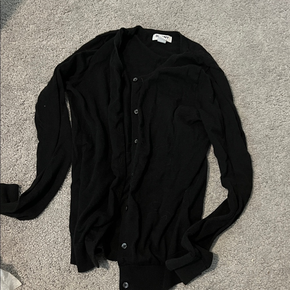 Old Navy Women's Black Cardigan Sweater